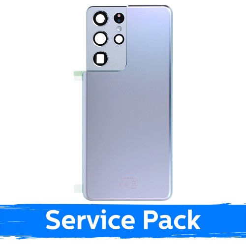 Tagakaas Ühildub Samsung G998 S21 Ultra / Phantom Hõbedane / (Service Pack)