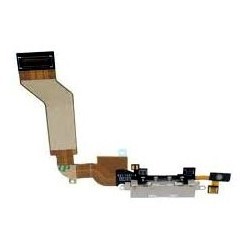 Flex jaoks iPhone 4S jaoks charging connector valge ORG