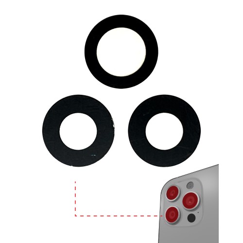 Rear Camera Lens Ühildub Apple iPhone 11 Pro / 11 Pro Max Rear Camera Lens (3pcs) / PREMIUM /