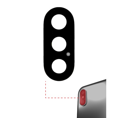 Rear Camera Lens Ühildub Apple iPhone X Rear Camera Lens / PREMIUM /
