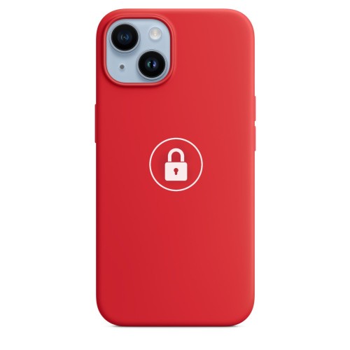 Phone Ümbris "Silicone Ümbris v2" jaoks iPhone 14 Plus / Punane / in package