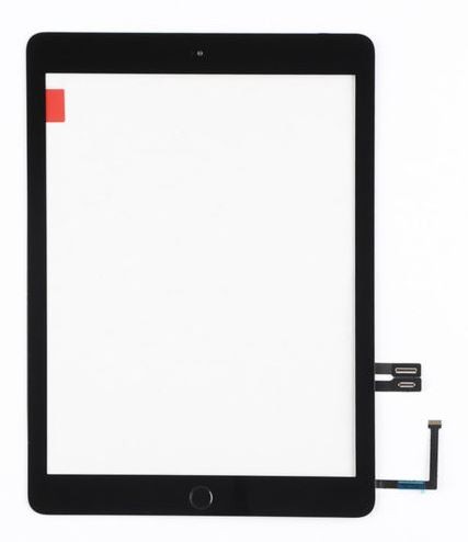 Puuteekraan iPad 2018 9.7 (6th) must koos Home nupu ja hoidjatega ORG
