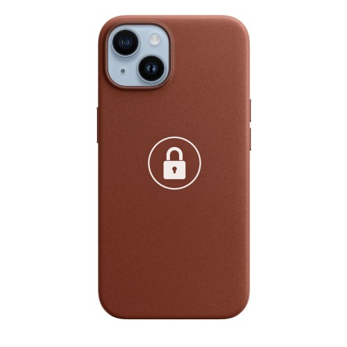 Phone Ümbris "Leather Ümbris v2" jaoks iPhone 14 / Umber / in package