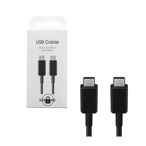 USB Kaabel Samsung EPDX510JBEGEU Must 180cm "Type-C/Type-C" (up to 5A) / original package