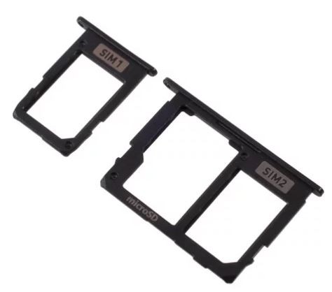 SIM-kaardi hoidja Samsung A605 A6+ 2018 (2 tk) must ORG