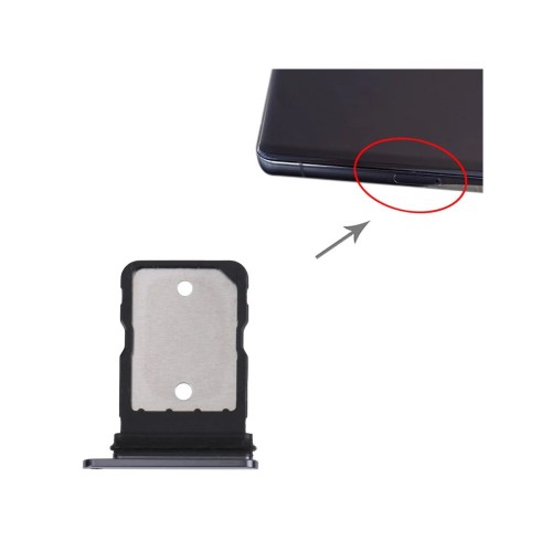 SIM Holder Ühildub Google Pixel 7 SIM holder / Must