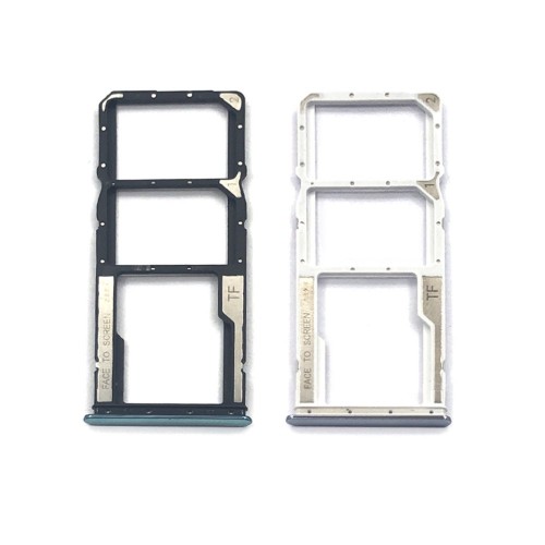 SIM Holder Ühildub Xiaomi Redmi Note 10S SIM card holder / Frost Valge /