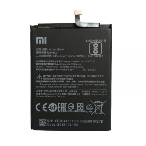 Aku ORG Xiaomi Redmi 7/Redmi Note 8/Redmi Note 8T 3900mAh BN46