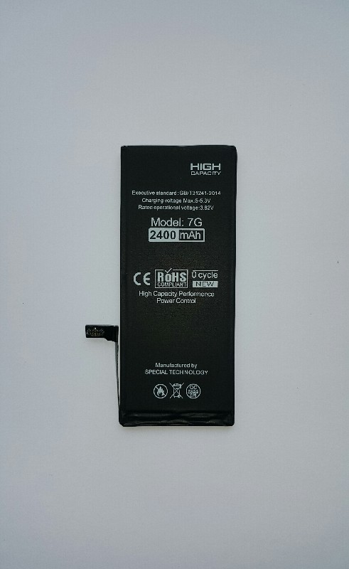 Aku "Di-Power" (higher capacity) jaoks iPhone 7 2400mAh
