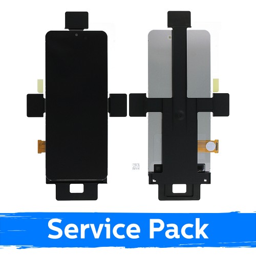 LCD Ekraan Ühildub Samsung F721 Flip 4 (INNER) Must (Service Pack) (NF version)