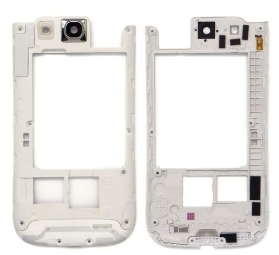 Middle housing Samsung i9300 S3 valge ORG