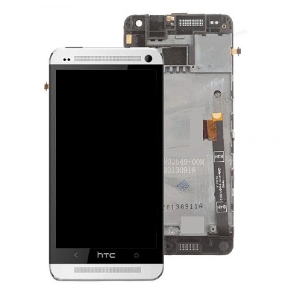 LCD screen HTC One Mini koos touch screen ja frame valge original (used Grade C)