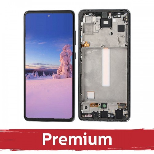 LCD Ekraan Ühildub Samsung A528 A52s koos Frame / Awesome Must / OEM