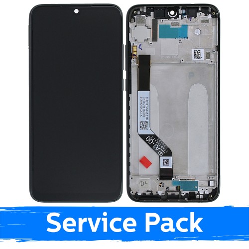 LCD Ekraan Ühildub Xiaomi Redmi Note 7 (Note 7 Pro) Koos Frame / Space Must / (Service Pack)