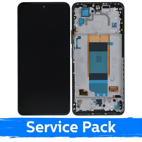 LCD Ekraan Ühildub Xiaomi Poco F4 5G Koos Frame / Night Must / (Service Pack)