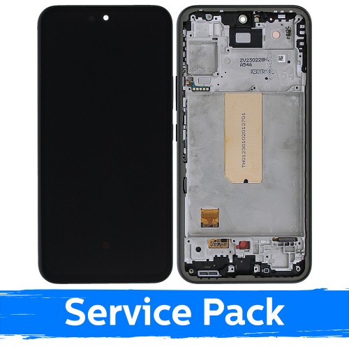 LCD Ekraan Ühildub Samsung A546 A54 5G Koos Frame / Graphite / (Service Pack)