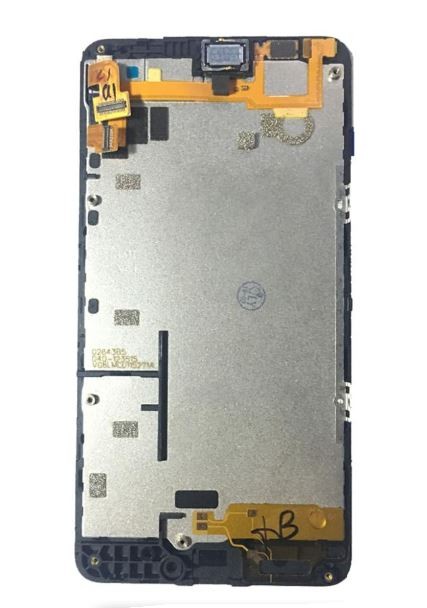 LCD screen Microsoft (Nokia) Lumia 640 koos touch screen ja frame must original (used grade B)
