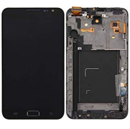 LCD ekraan Samsung N7000 puuteekraani ja raamiga must originaal (teenuspakett)