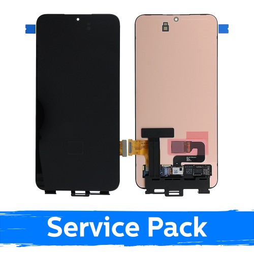 LCD Ekraan Ühildub Samsung S906 S22 Plus Must (Service Pack) (NF version)