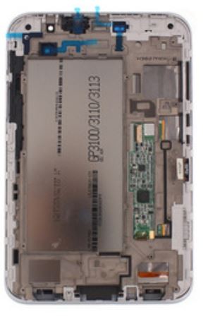 LCD ekraan Samsung P3100 Tab 2 7.0 puuteekraaniga must originaal (kasutatud Grade B)
