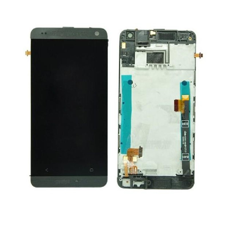 LCD screen HTC One Mini (M4) koos touch screen ja frame hõbedane original (used Grade B)