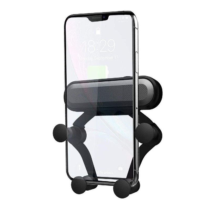 Universal car phone holder Omega (4.7 - 6.5 inches) jaoks using on ventilation grille, must