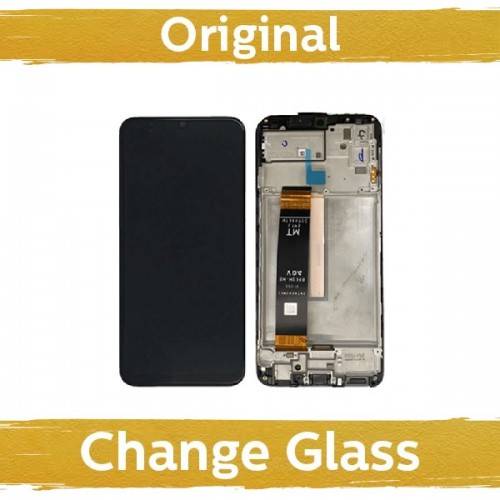 LCD Ekraan Ühildub Samsung M336 M33 5G Must koos Frame (Renewed: China)