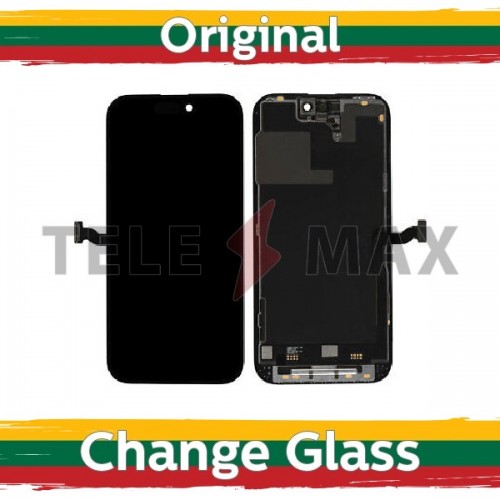 LCD Ekraan Ühildub iPhone 14 Pro Must (Renewed: Telemax)