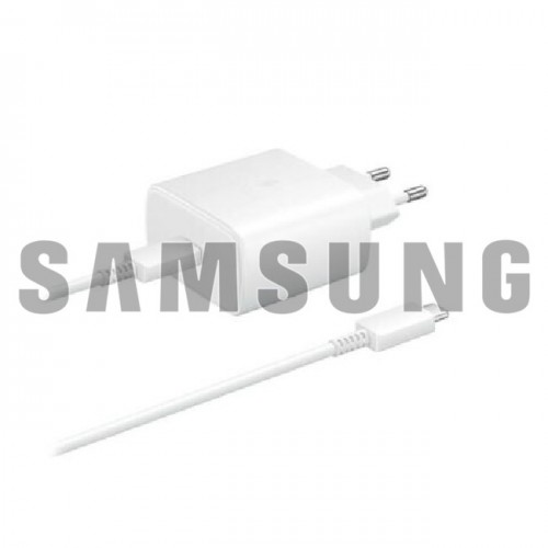 Laadija Samsung EP-TA845 Valge 45W (No Package) + Type-C kaabel / 100% Genuine /