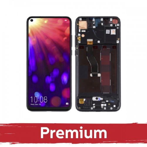 LCD Ekraan Ühildub Huawei Nova 4 koos Frame / Must / OEM