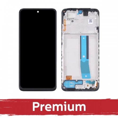 LCD Ekraan Ühildub Xiaomi Redmi Note 11S (4G) / Poco M4 Pro 4G Must koos Frame OEM