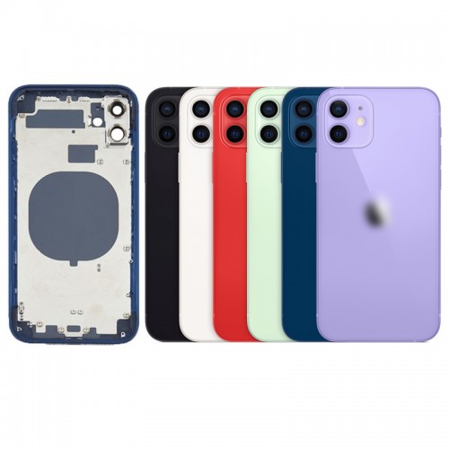 Tagakaas Ühildub iPhone 12 koos Housing / Lilla / OEM