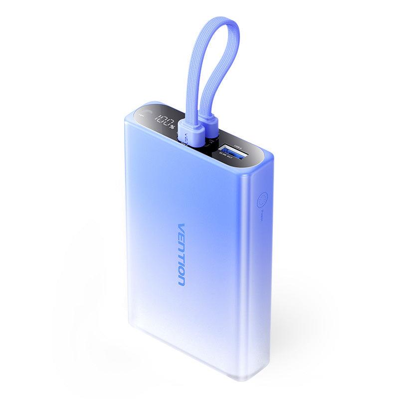 Vention FHZL0 10000mAh 22.5W akupank USB sinine