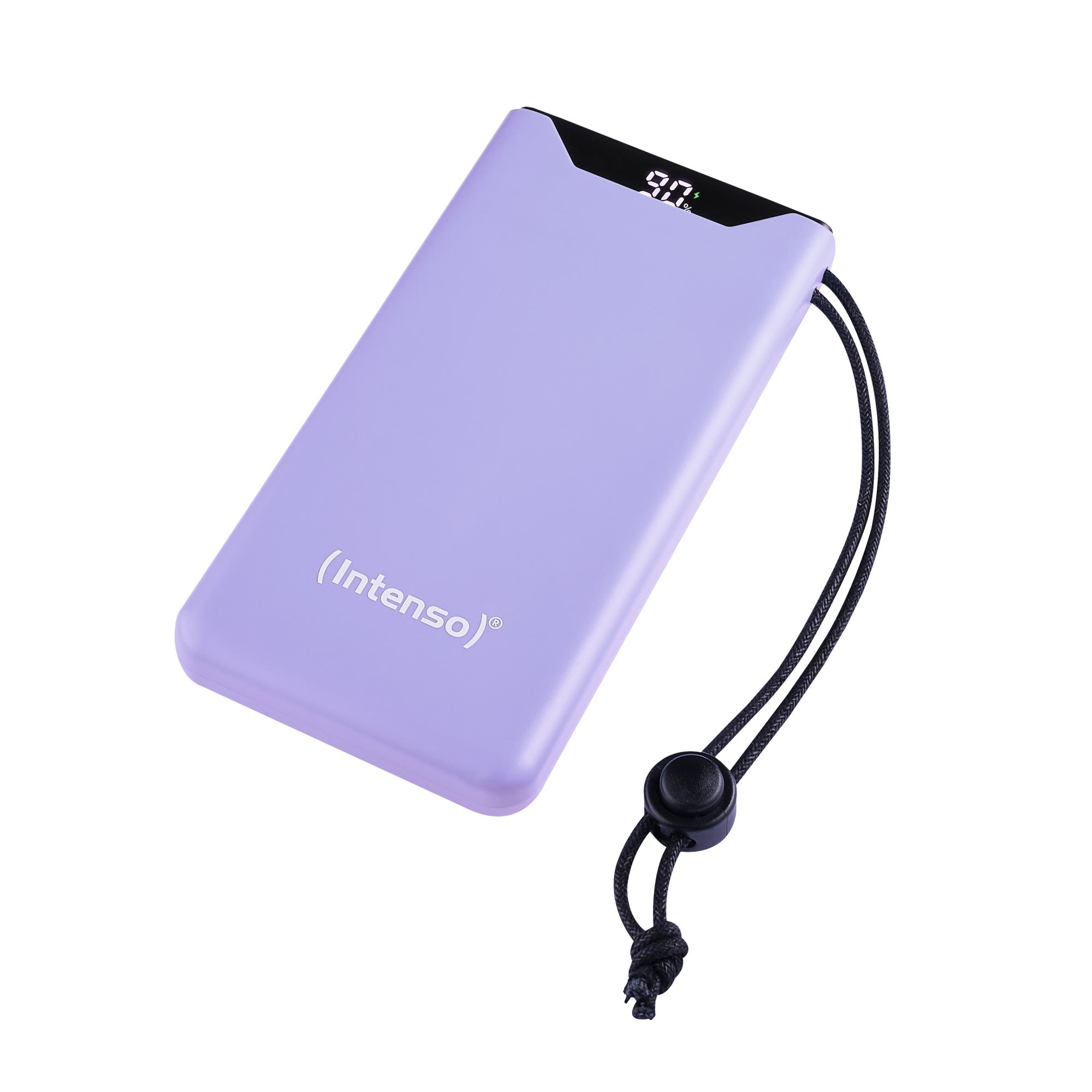 Akupank USB 10000mAh QC3.0 lilla Intenso F10000