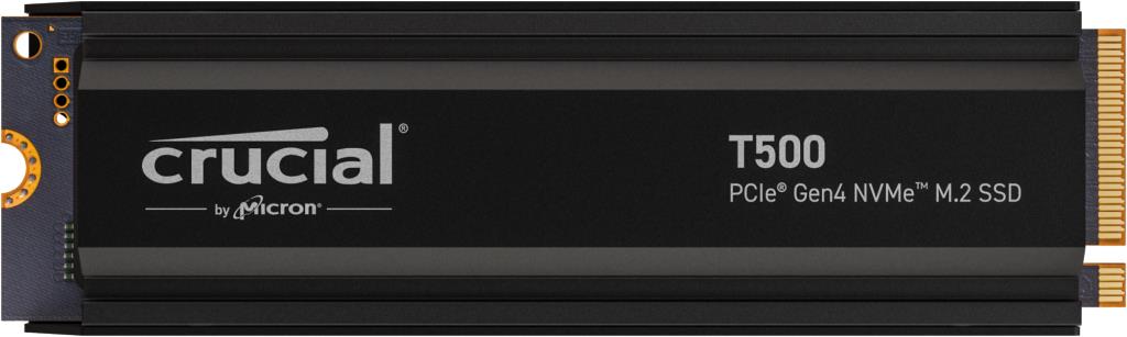 SSD ketas CRUCIAL T500 4TB M.2 PCIe Gen4 NVMe 3D NAND kirjutamine 6900 MB/s lugemine 7000 MB/s