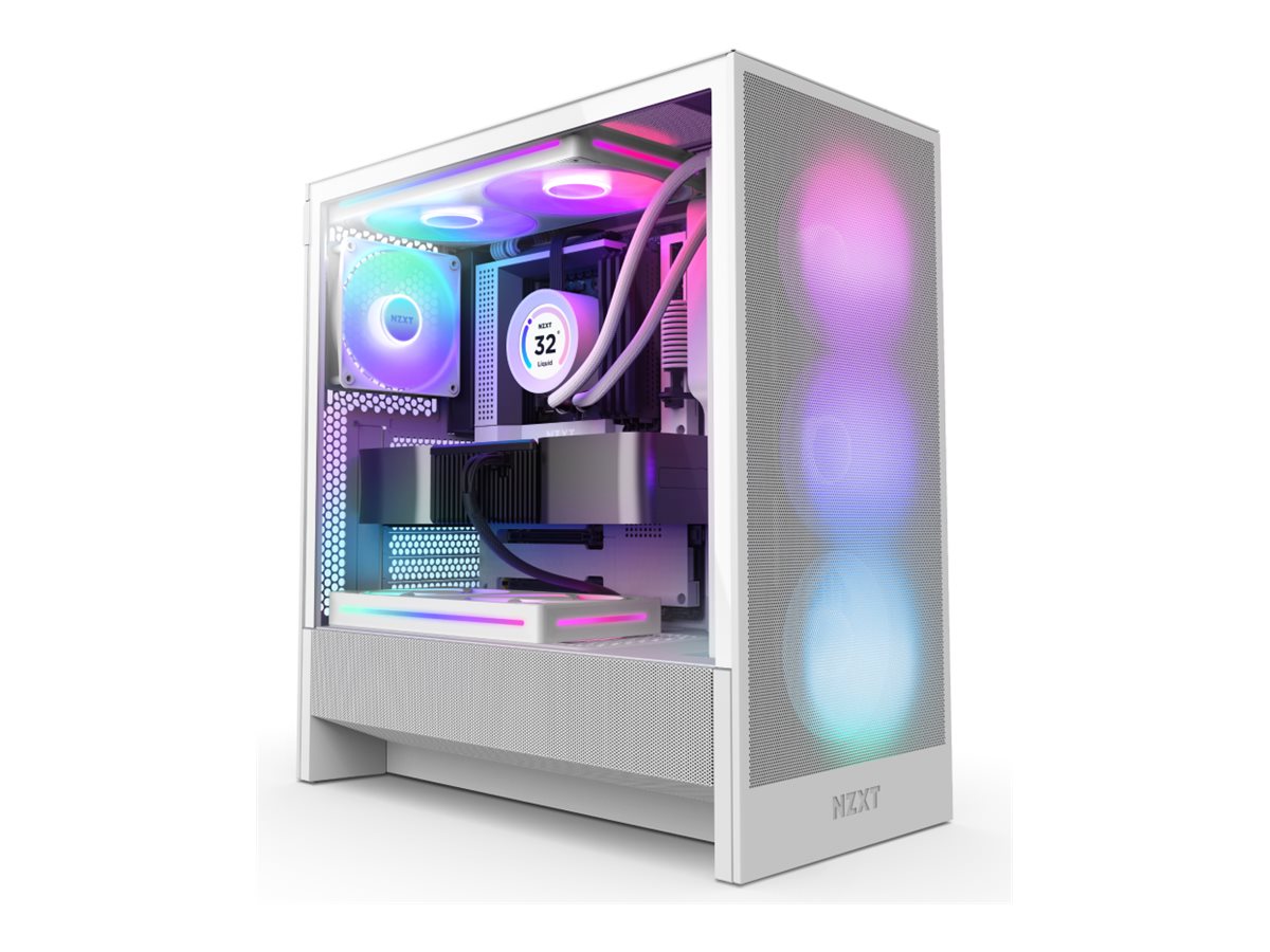 NZXT arvutikorpus H5 Flow RGB 2024 valge