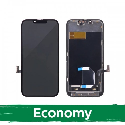 LCD Ekraan Ühildub iPhone 13 Must (Hard OLED / Economy)