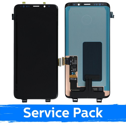 LCD Ekraan Ühildub Samsung G965 S9 Plus Must (Service Pack) (NF version)