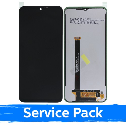LCD Ekraan Ühildub Samsung G736 Xcover 6 Pro Must (Service Pack)