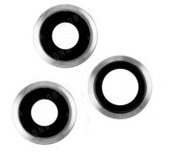iPhone 11 Pro/11 Pro Max lens jaoks camera koos frame Hõbedane (3pcs) ORG