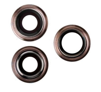 iPhone 11 Pro/11 Pro Max lens jaoks camera koos frame Kuldne (3pcs) ORG