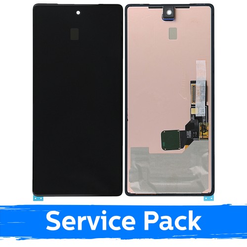 LCD Ekraan Ühildub Google Pixel 7A Must Koos Frame (Service Pack)