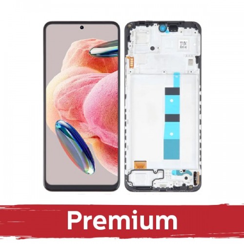 LCD Ekraan Ühildub Xiaomi Redmi Note 12 4G Must koos Frame OEM