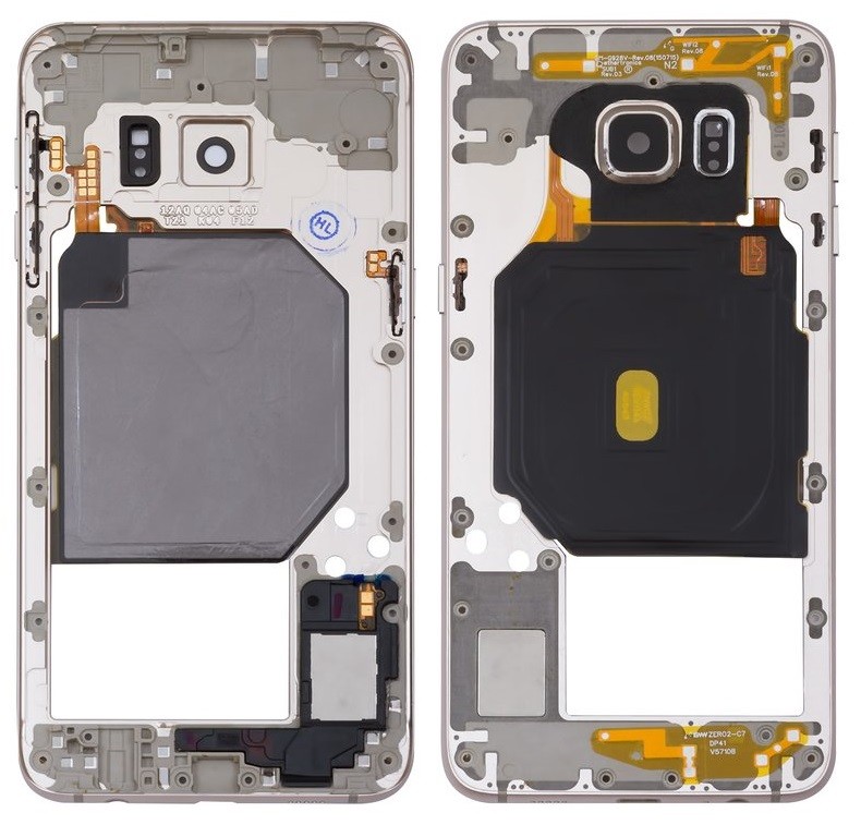 Keskmise korpuse Samsung G928F S6 Edge Plus kuldne summeri ja külgklahvidega originaal (kasutatud Grade A)