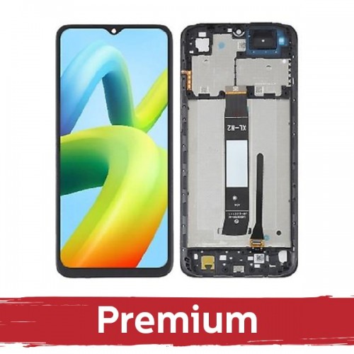 LCD Ekraan Ühildub Xiaomi Redmi A1 (A1+) / Redmi A2 (A2+) Must koos Frame OEM