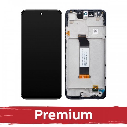 LCD Ekraan ühilduv Xiaomi Redmi 10 5G Must raamiga OEM