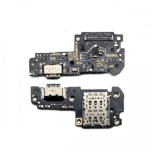 Charging Port Ühildub Xiaomi Redmi Note 12 Pro 5G koos Flex / Plata OEM