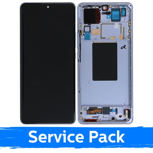 LCD ekraan ühilduv Xiaomi 12 Pro (12s Pro) raamiga / sinine / (Service Pack)