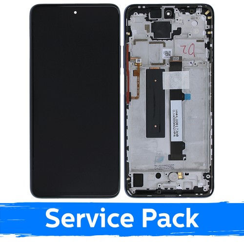 LCD ekraan ühilduv Xiaomi Mi 10T Lite 5G raamiga / Pearl Gray / (Service Pack)