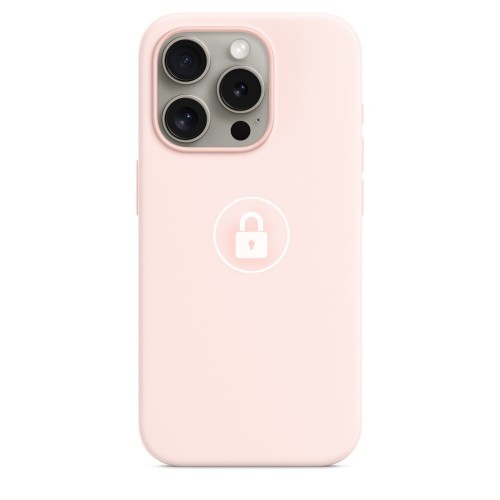 Telefoni ümbris "Silicone Case v2" iPhone 15 Pro Max / Light Pink / pakendis